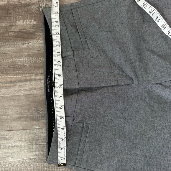 Women's Banana Republic Modern Sloan Dress Pants Grey Size 6 - Picture 6 of 9